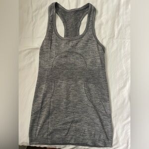 Grey lululemon swiftly tech tank size 6